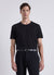 T-shirt girocollo effetto luccicante