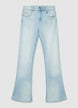 Jeans dzwony z niskim stanem - 36 EU