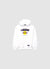 Oversize hoodie with hood and Lakers print