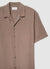 Camicia bowling tinta unita
