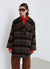 Cappotto lungo doppiopetto a quadri