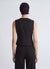 Asymmetric waistcoat with five buttons