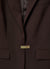 Single-breasted jacket with buckle