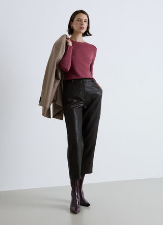 Plain crew neck sweater