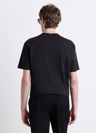 T-shirt girocollo a tinta unita