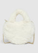Borsa mini a cuore con manico e catena - M