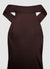 Vestito lungo all'americana con fiocco