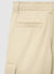 Solid colour wide-leg cargo trousers