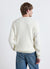 Honeycomb crew neck sweater