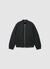Bomber imbottito effetto pelo con zip