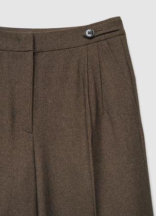 Solid-colour palazzo trousers