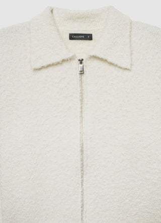 Cardigan con zip