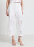 Pantalon culotte en broderie anglaise