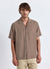 Camicia bowling tinta unita