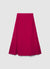 Long flared skirt in a solid colour