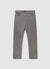 Pantaloni 5 tasche in drill a tinta unita
