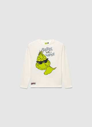 T-shirt a maniche lunghe con stampa Grinch®
