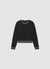 Crew neck jumper with contrast trim