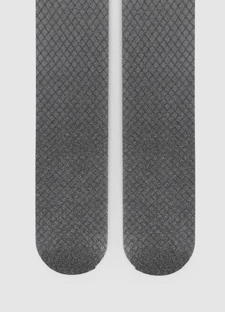 Sheer tights with a shimmering diamond pattern effect