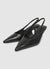 Pointed slingback with medium heel