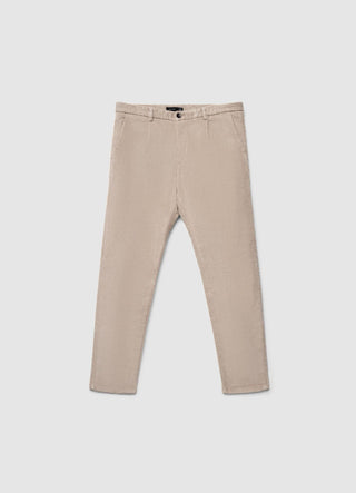 Corduroy chino trousers