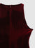 Plain flared short dress