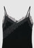 Vestito corto con spalline sottili e pizzo