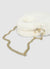 Mini heart-shaped bag with handle and chain