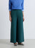Einfarbige Wide-Leg-Hose