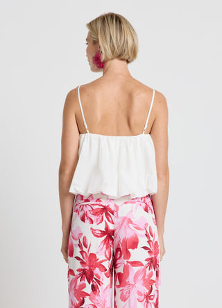 Balloon top with thin straps