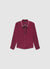 Camicia con colletto decorato e laccetto