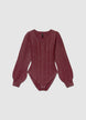 Cable-knit body with long sleeves - XS