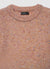 Crew neck jumper with dotted pattern