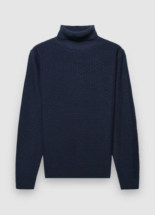 Maglia dolcevita lavorata