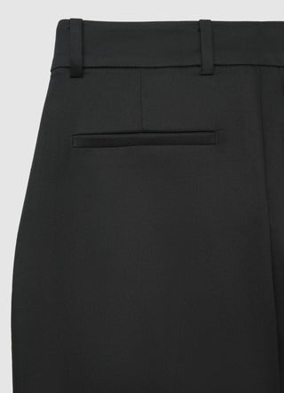 Plain tailored long trousers