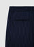 Pinstriped straight trousers