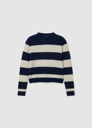 Maglia a righe girocollo