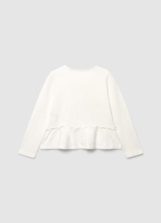 T-shirt avec nœuds appliqués
