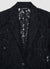 Single-breasted short lace jacket