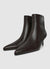 Solid-colour block heel bootie