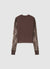 T-shirt con maniche in pizzo