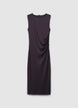 Long dress with gathering - XXL