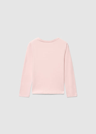 T-shirt con fiocco applicato