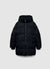 3/4 padded jacket with hood