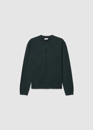 Cardigan con bottoni e scollo tondo