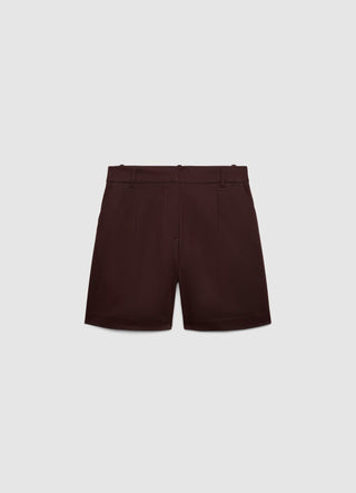 Shorts bermuda sartoriali a tinta unita
