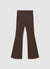 Solid colour flare trousers