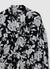 Robe longue à fleurs avec nœud