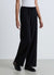 Plain-coloured palazzo gym trousers
