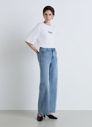 Oversized T-shirt with writing